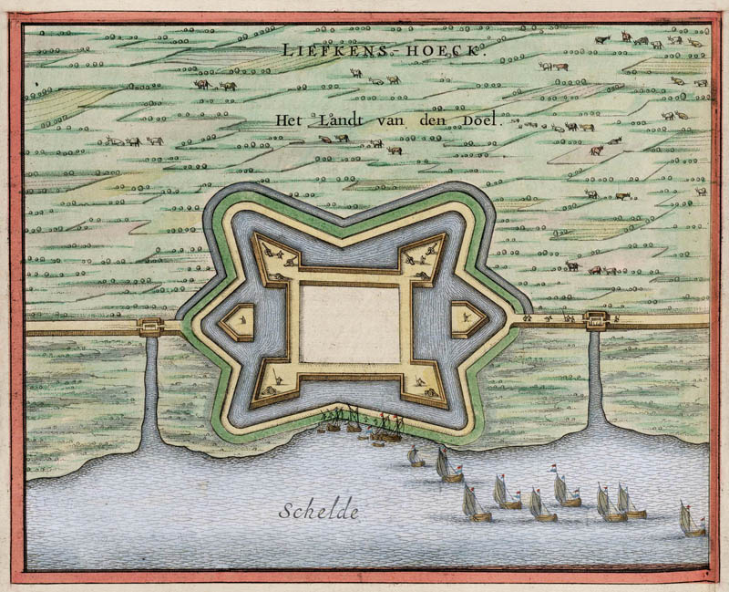 Liefkenshoek 1649 Blaeu